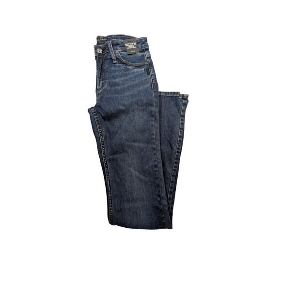 Silver Jeans Co. Most Wanted Universal Fit Mid Rise Skinny Boot Jeans W27L31 NWT - Picture 1 of 12